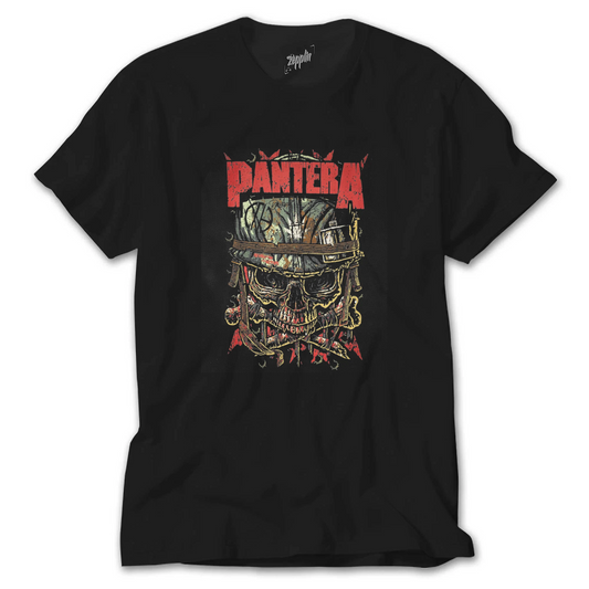 Pantera Rock Band Siyah Tişört
