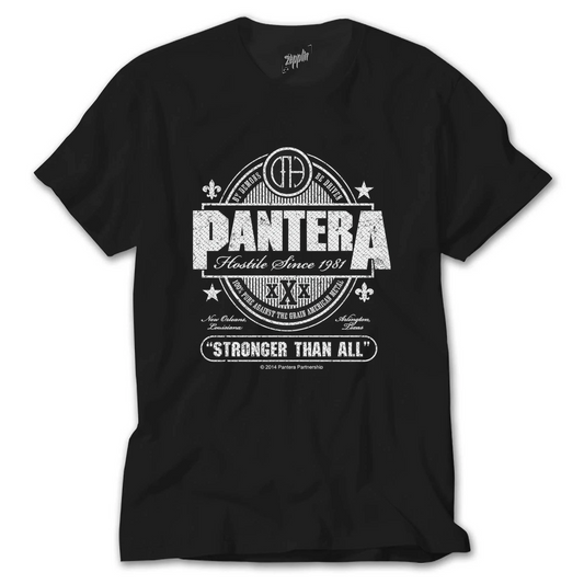 Pantera Rock Band - ZT7293 Siyah Tişört