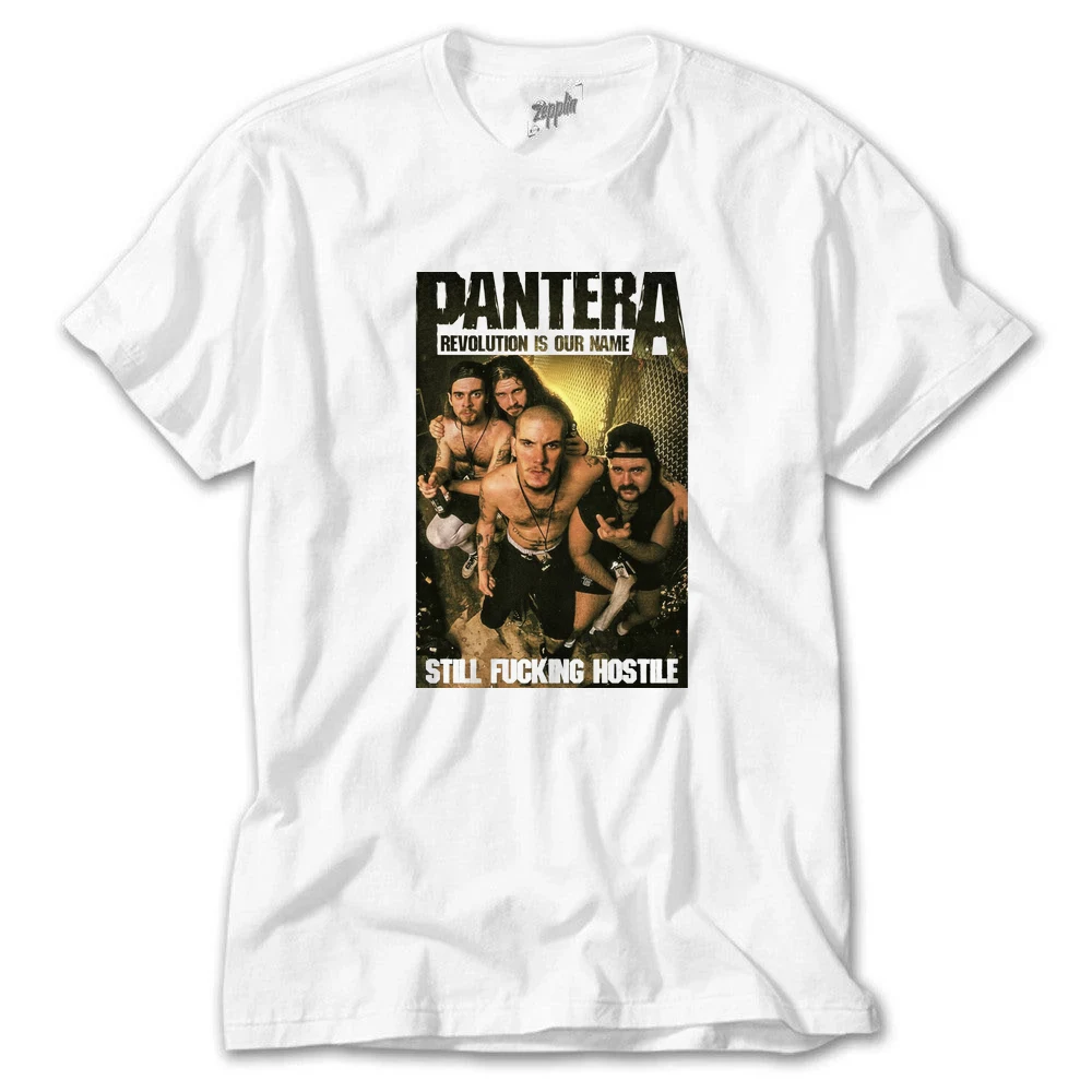 Pantera Rock Band - ZT7299 Beyaz Tişört