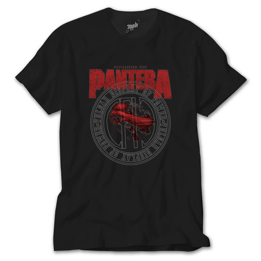 Pantera Rock Band - ZT7319 Siyah Tişört