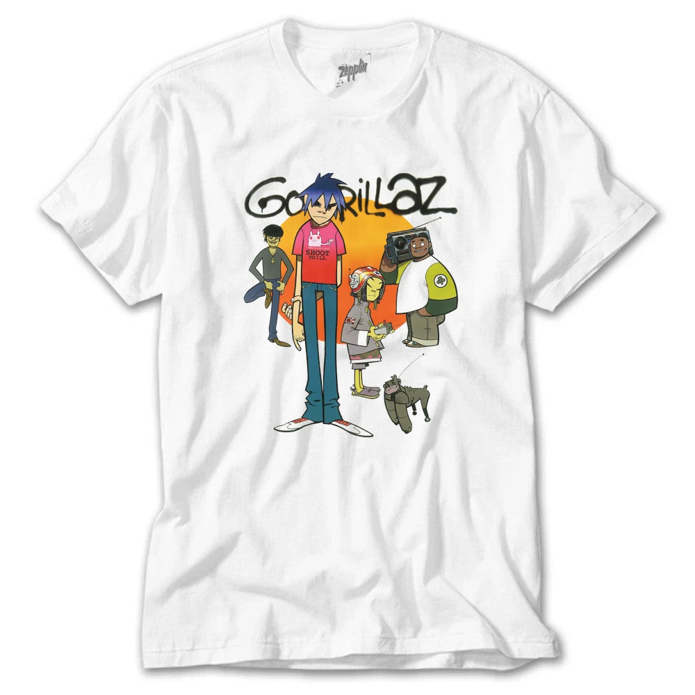 Gorillaz - El Ascenso Del Ogro Beyaz Tişört