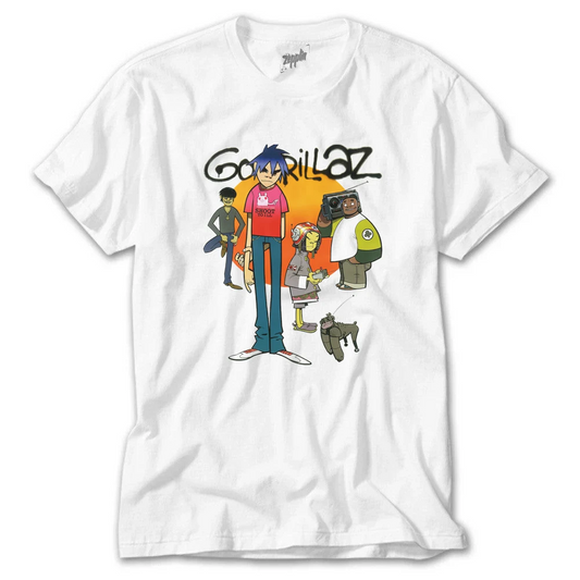 Gorillaz - El Ascenso Del Ogro Beyaz Tişört