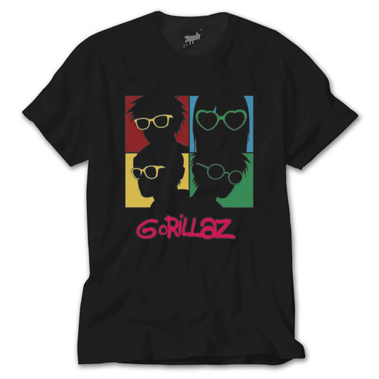Gorillaz Siyah Tişört