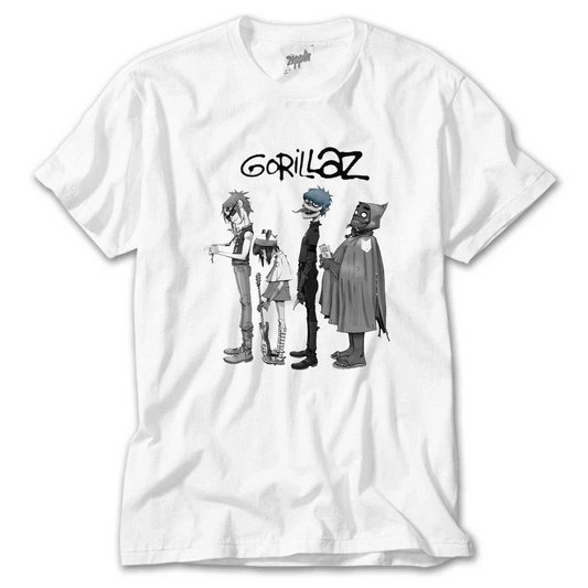 Gorillaz - ZT7349 Beyaz Tişört