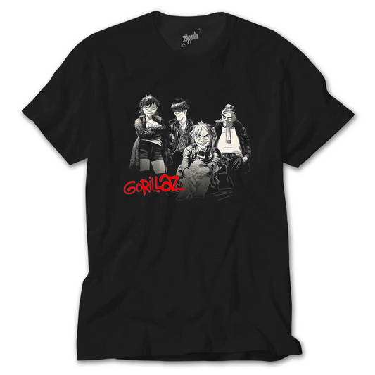 Gorillaz - ZT7355 Siyah Tişört