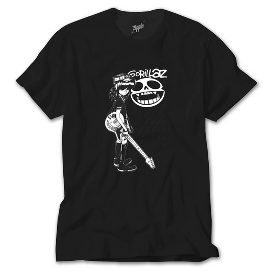 Gorillaz - Graphic Idk Man Siyah Tişört