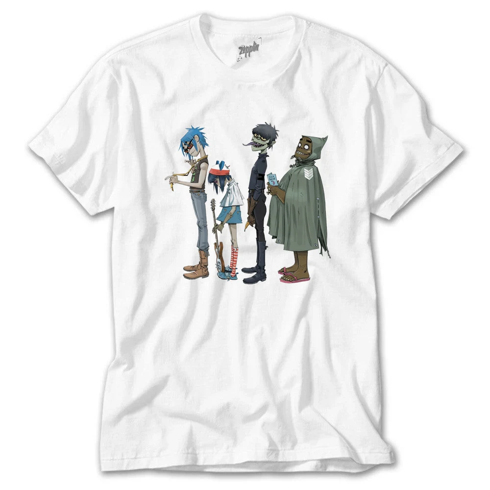 Gorillaz - Wepresent Meet Jamie Hewlett The Visual Artist Behind Gorill Beyaz Tişört