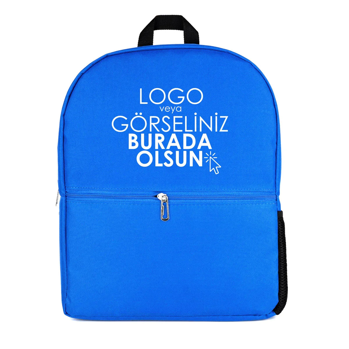 Sırt Çantası Baskılı Mavi Renk Toptan
