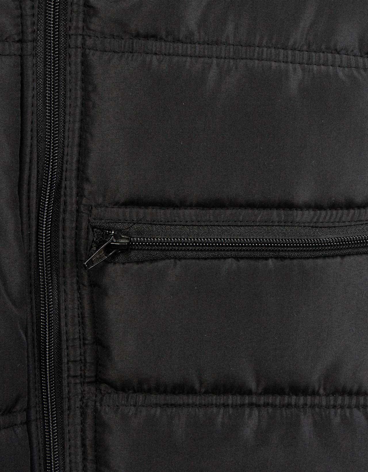 Yelek Logo Baskılı Nakışlı Siyah Toptan