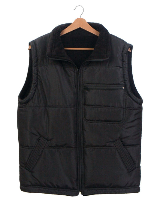 Yelek Baskısız İçi Polarlı Siyah Renk