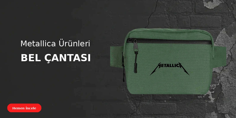 Metallica Bel Çantası