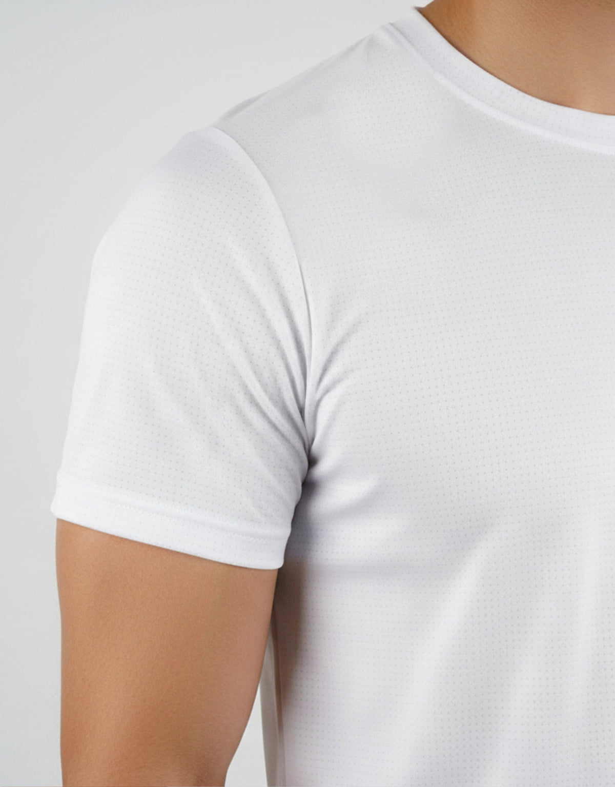 Premium Basic Beyaz Spor Tişört (Baskısız)
