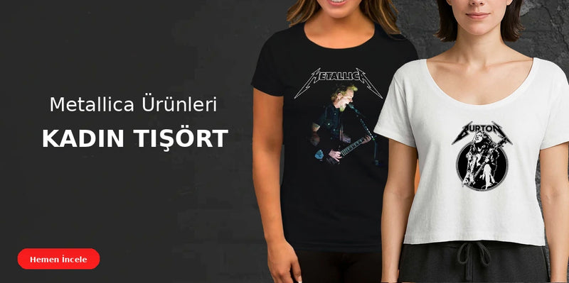 Metallica Kadın Tişört