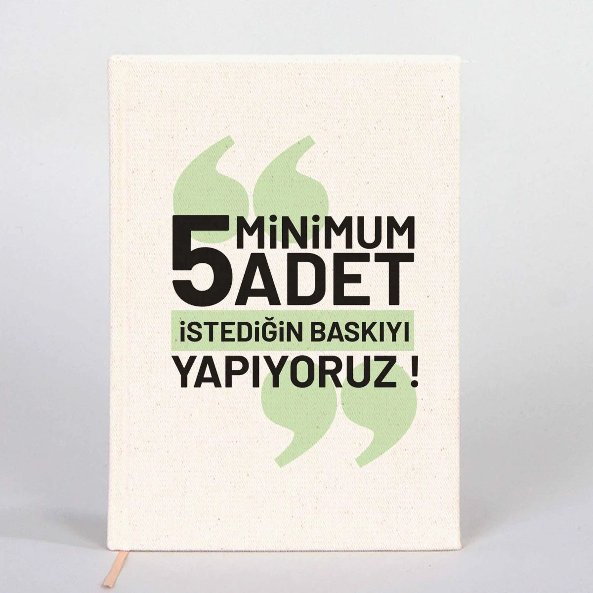 Kanvas Defter Özelleştirilebilir
