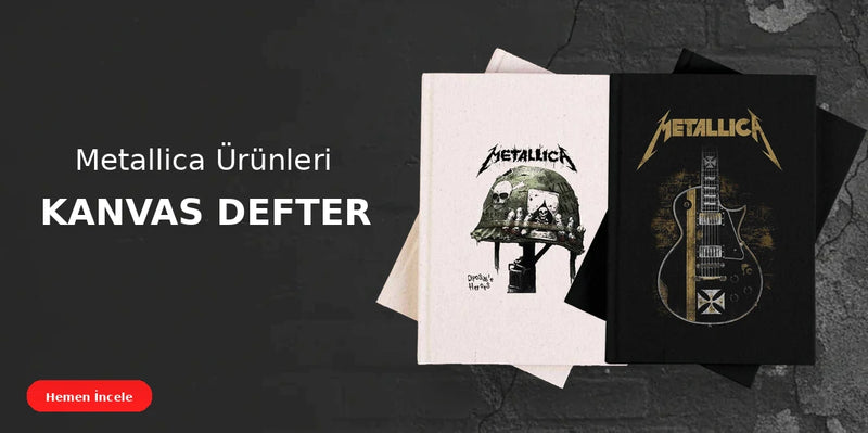 Metallica Kanvas Defter