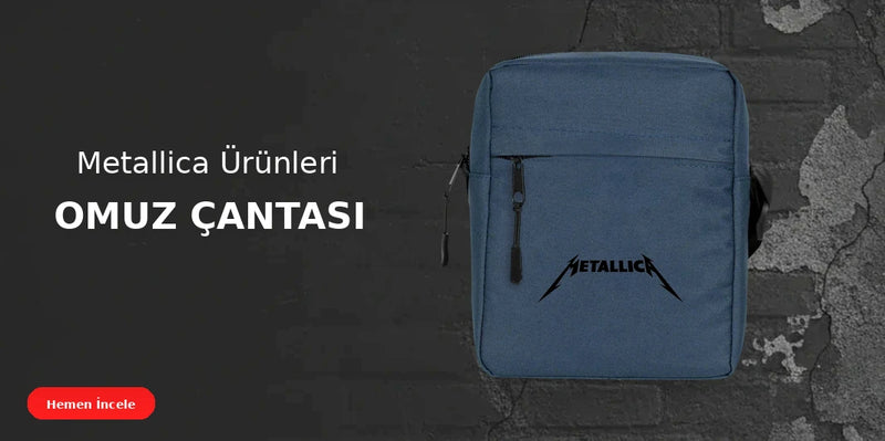 Metallica Omuz Çantası