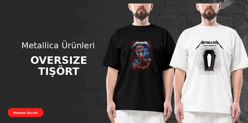 Metallica Oversize Tişört