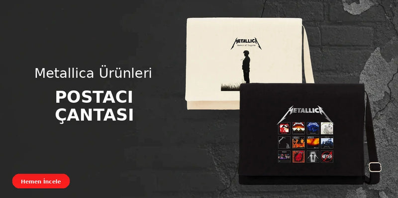 Metallica Postacı Çantası