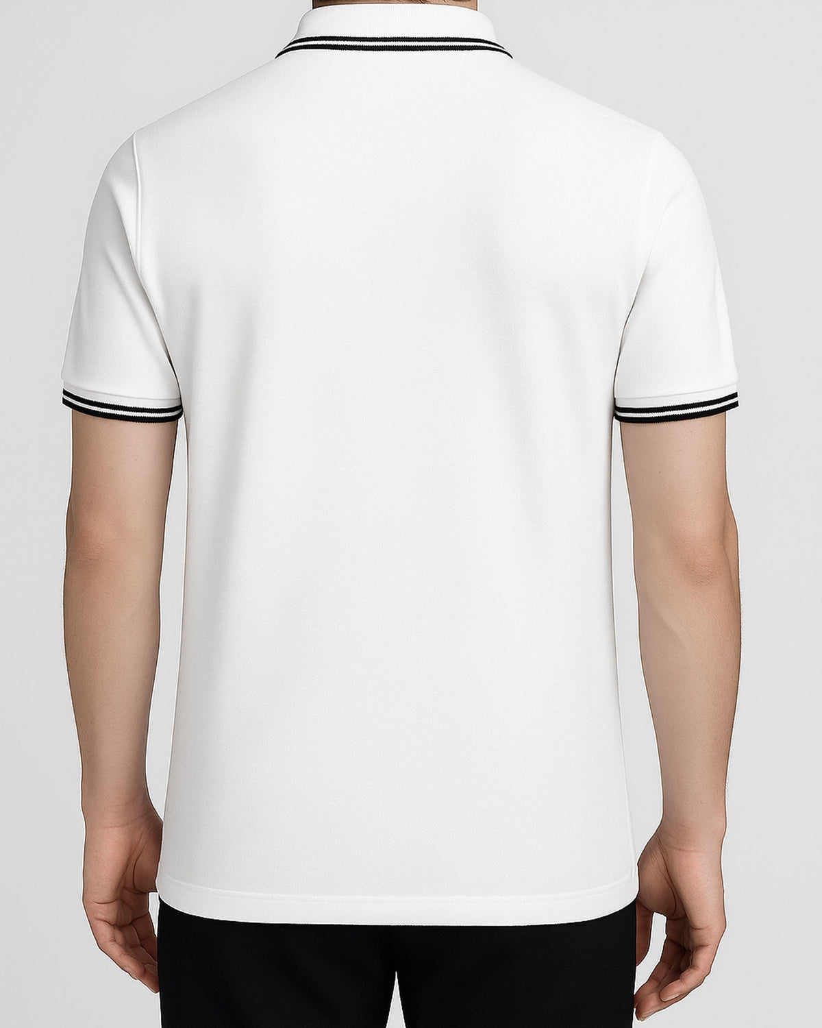 Basic Beyaz Polo Yaka Tişört