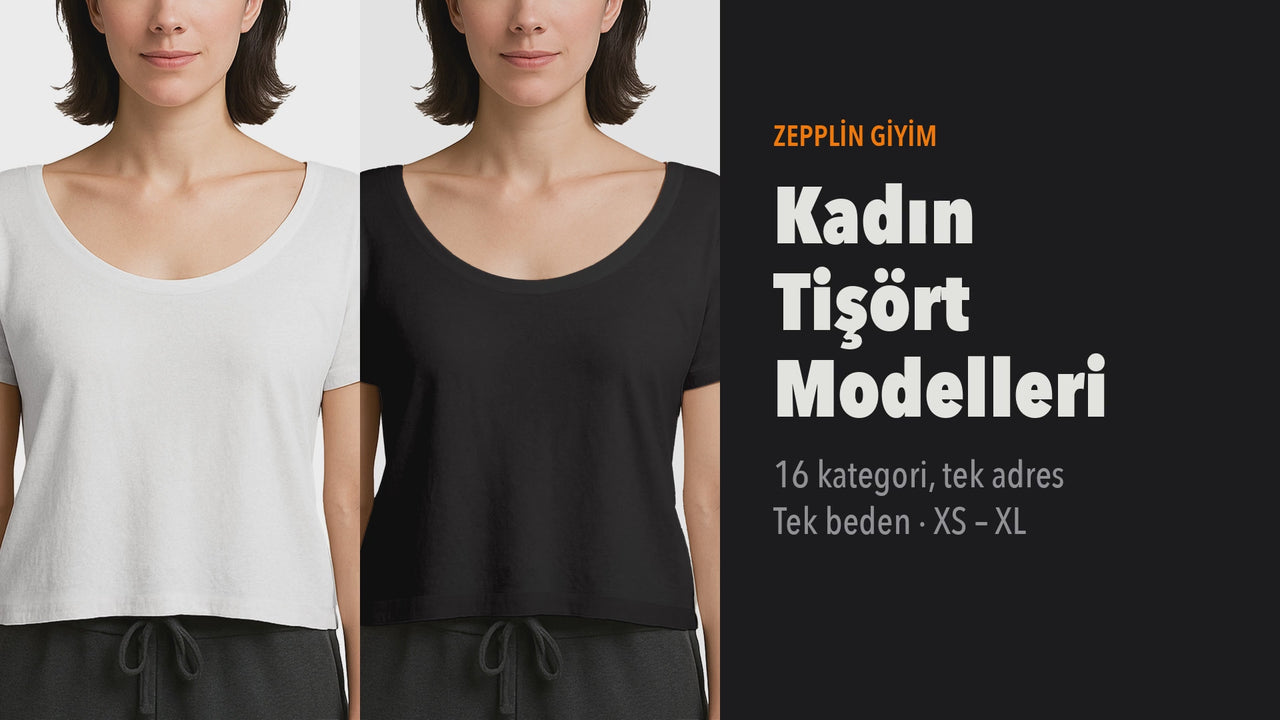 Zepplin Giyim Kadın Tişört Modelleri