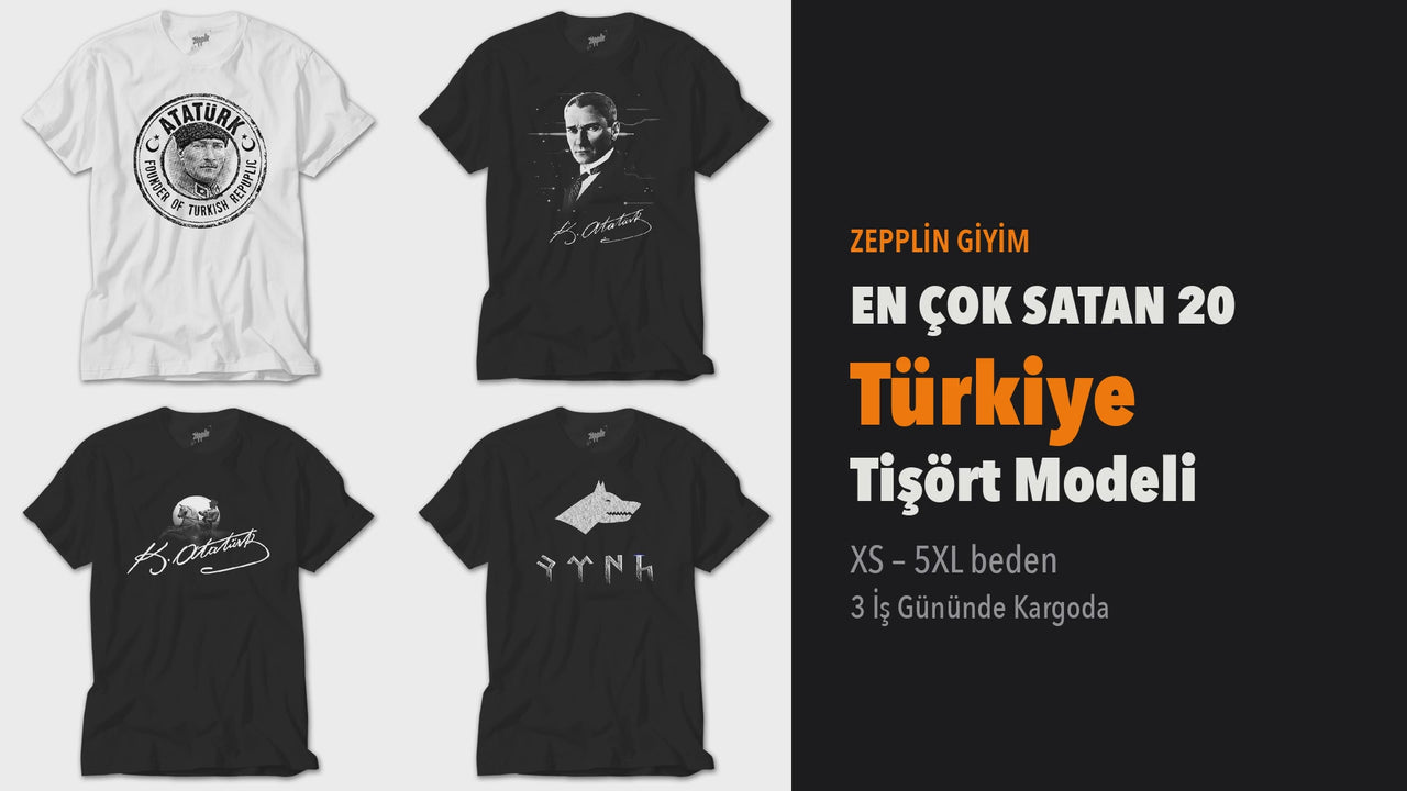 En Çok Satan 20 Türkiye Tişört (yatay)