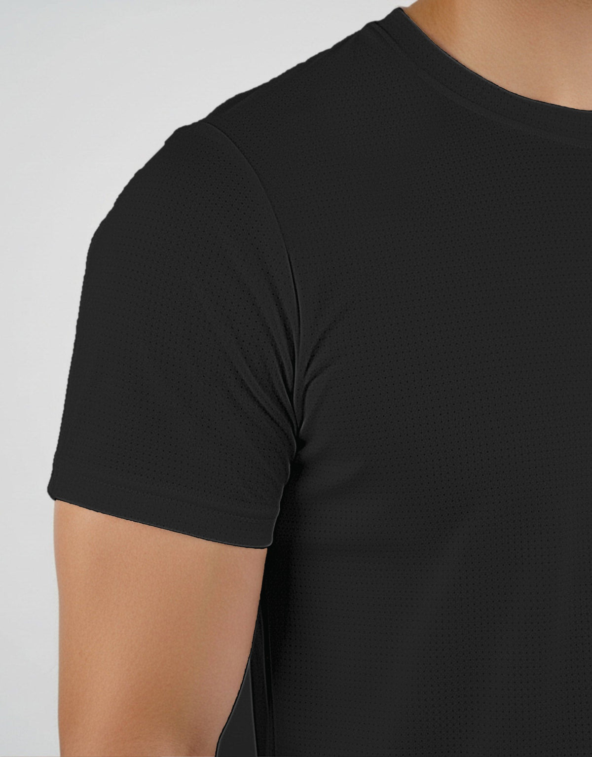 Premium Basic Siyah Spor Tişört (Baskısız)
