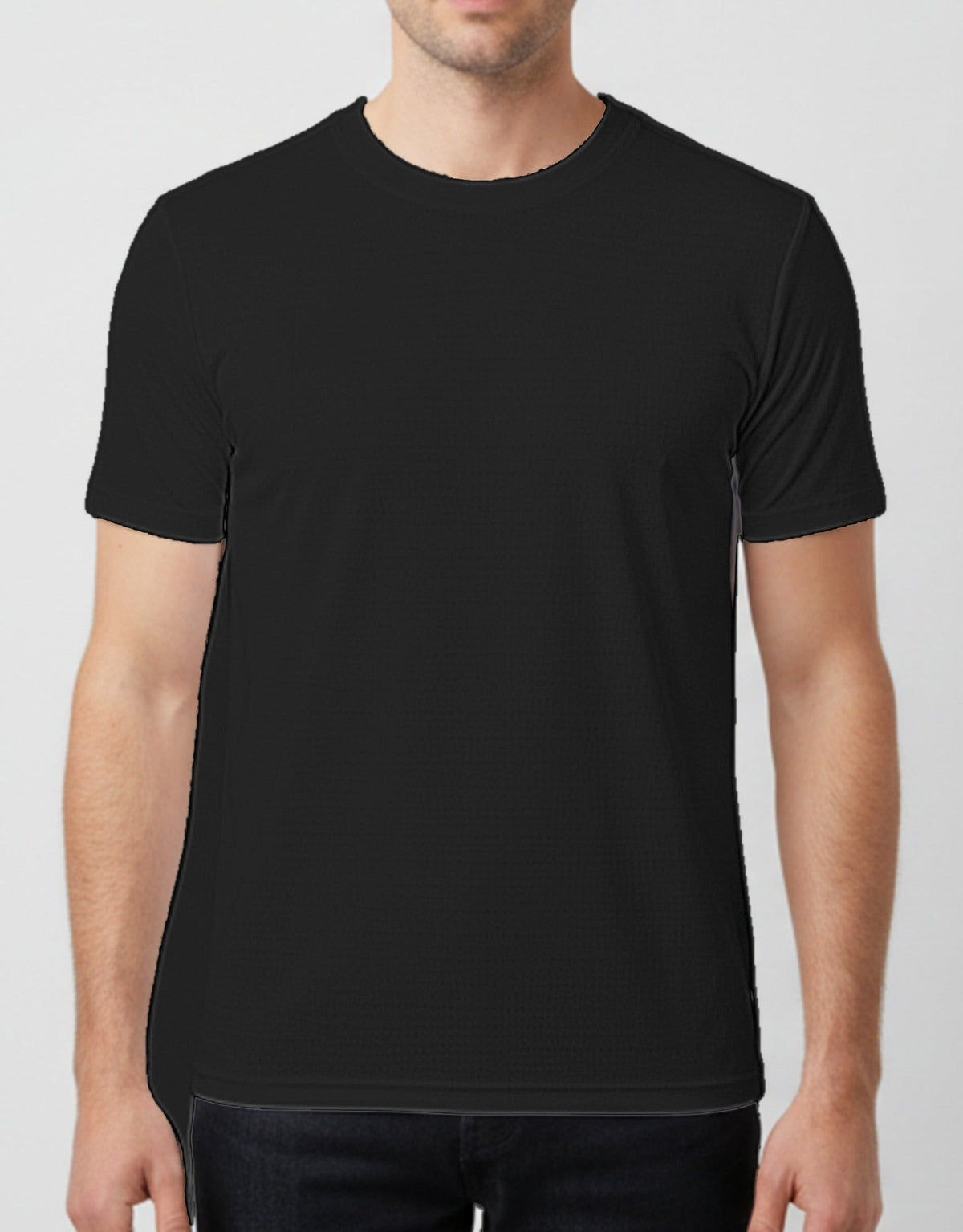 Premium Basic Siyah Spor Tişört (Baskısız)
