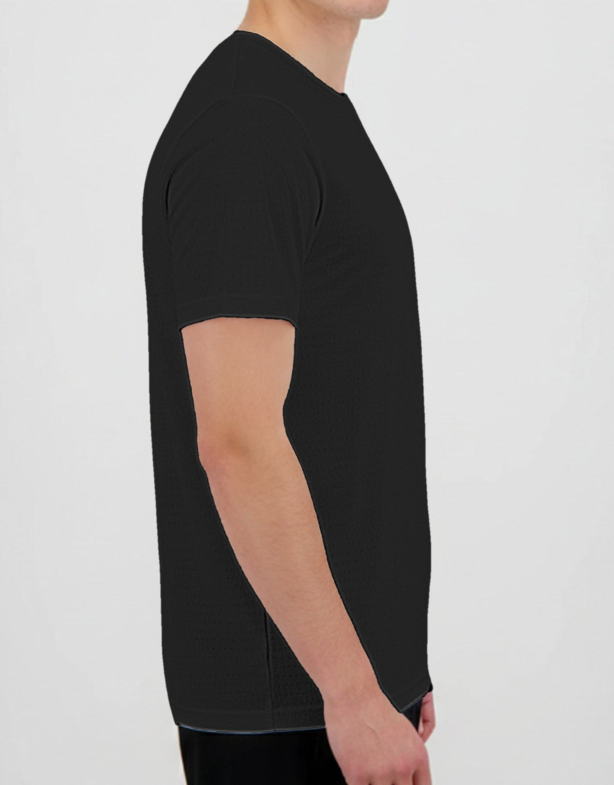 Premium Basic Siyah Spor Tişört (Baskısız)