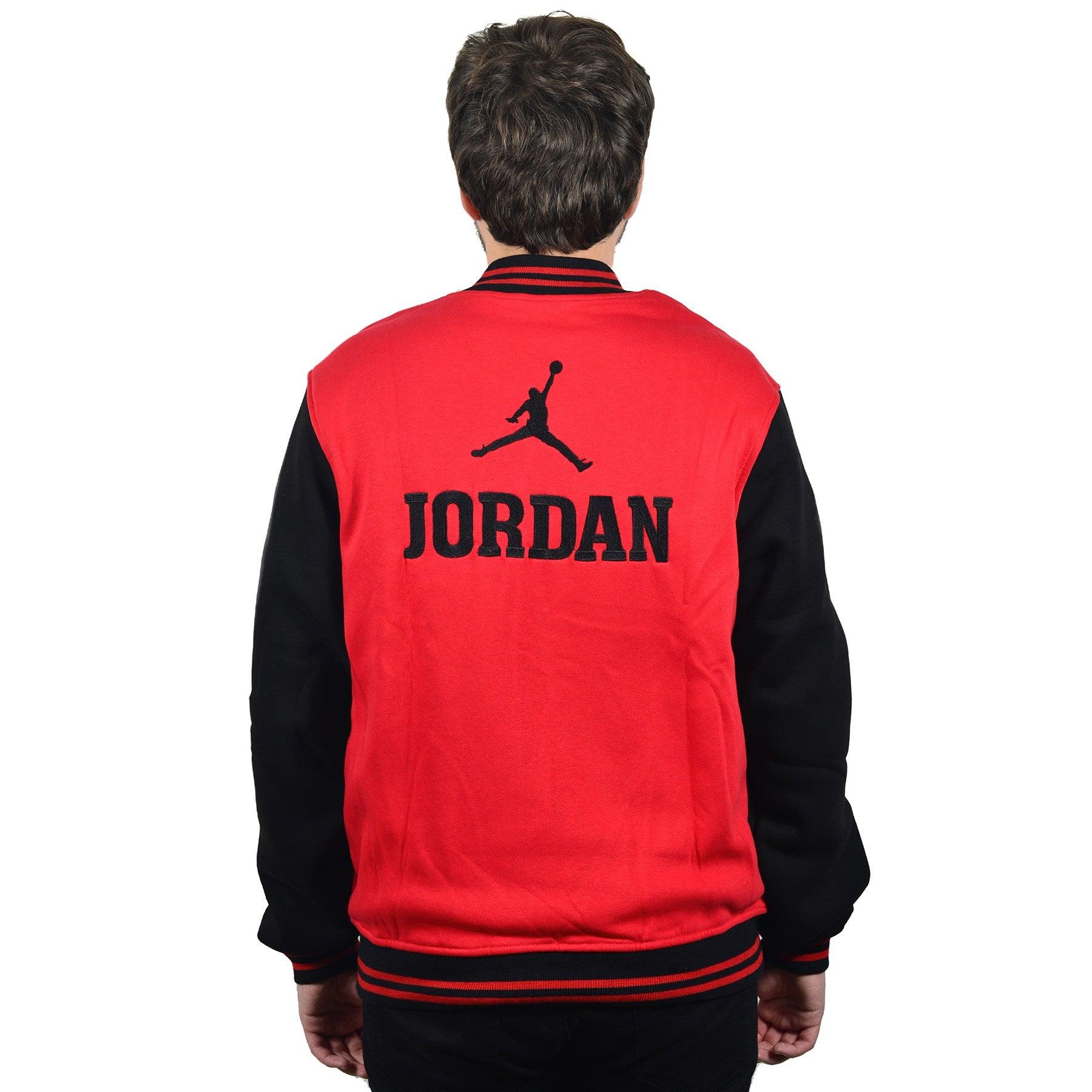 Air Jordan Kırmızı Siyah Kolej Ceket - Zepplingiyim