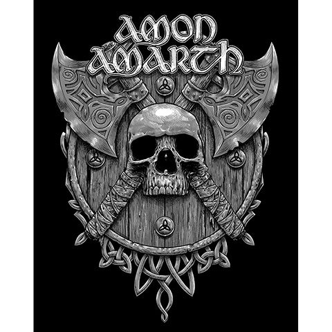 Amon Amarth Skull Axes Büyük Sırt Patch Yama