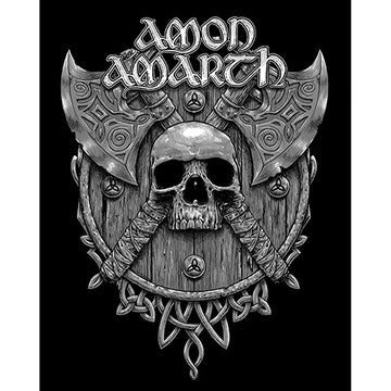 Amon Amarth Skull Axes Büyük Sırt Patch Yama