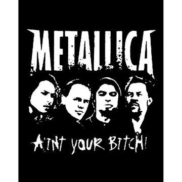 Metallica Aint Your Bitch Büyük Sırt Patch Yama