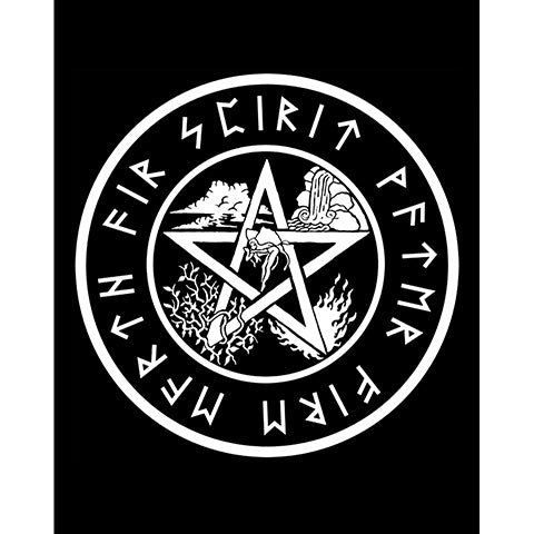 The Witches Pentagram Büyük Sırt Patch Yama