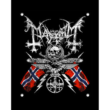 Mayhem Band Logo Büyük Sırt Patch Yama