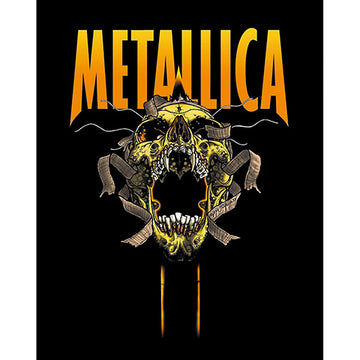 Metallica Skull Büyük Sırt Patch Yama