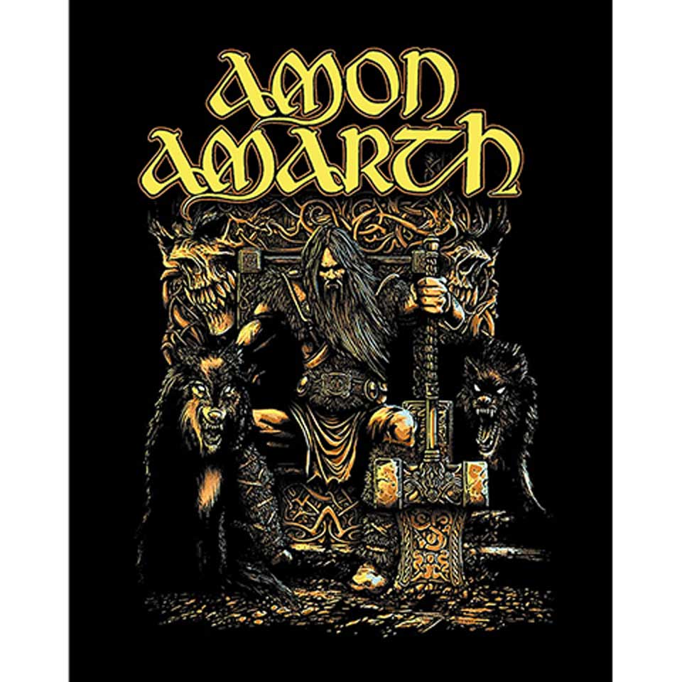 Amon Amarth Thor Büyük Sırt Patch Yama