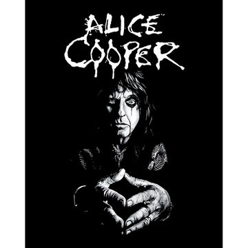 Alice Cooper Black and White Büyük Sırt Patch Yama