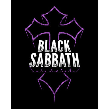 Black Sabbath Cross Büyük Sırt Patch Yama