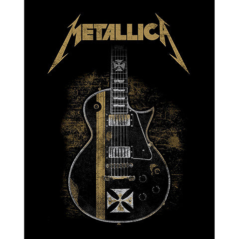 Metallica Guitar Cross Büyük Sırt Patch Yama