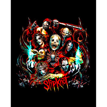 Slipknot Group Red Büyük Sırt Patch Yama