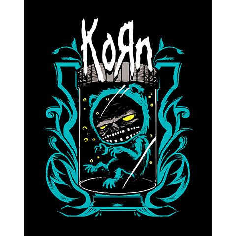 Korn Blue Monster Büyük Sırt Patch Yama