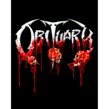 Obituary Blood Skull Büyük Sırt Patch Yama