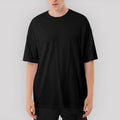 Basic Oversize Siyah Tişört (Baskısız) - Zepplingiyim