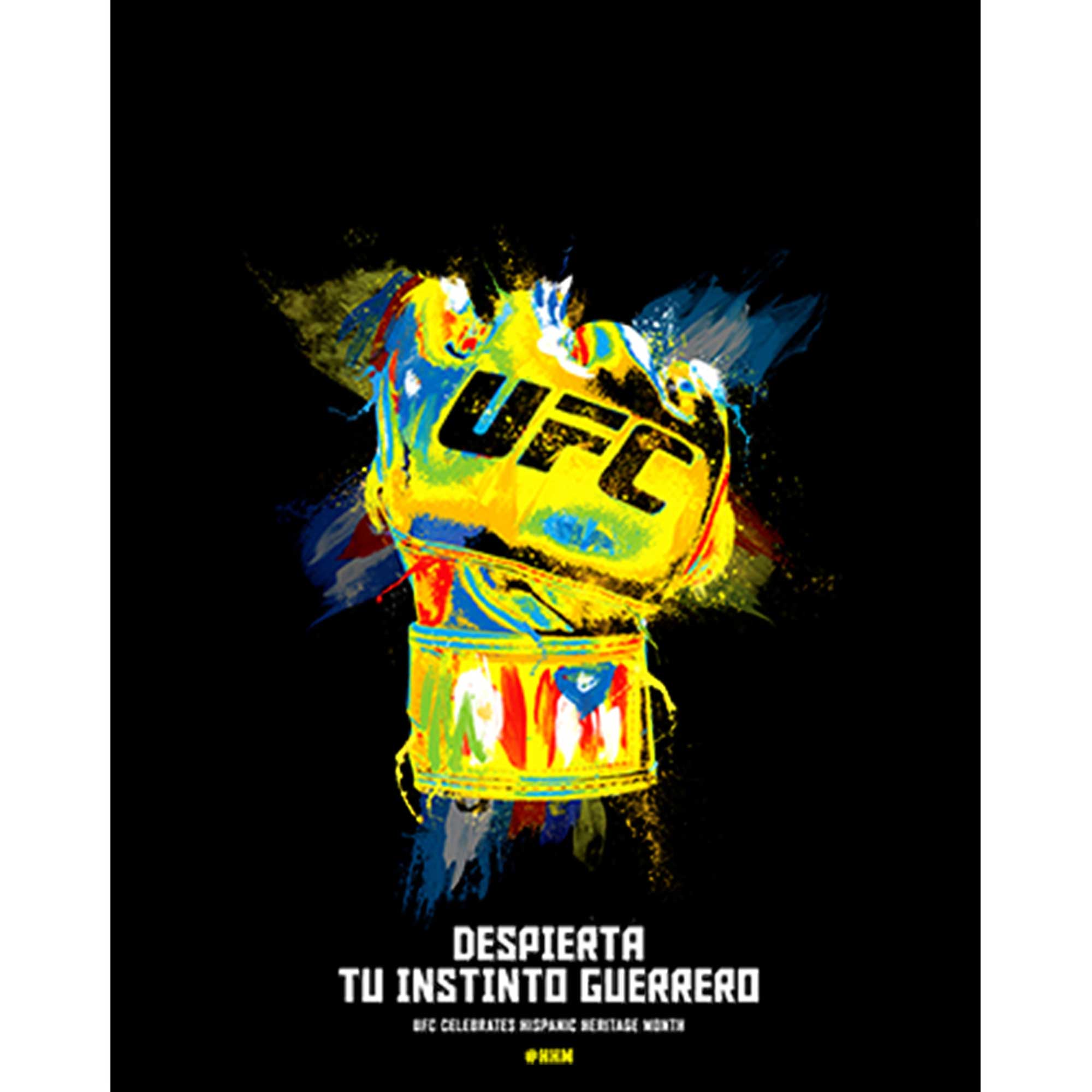 UFC Despierta Tu Imstimo Guerrero Büyük Sırt Patch Yama
