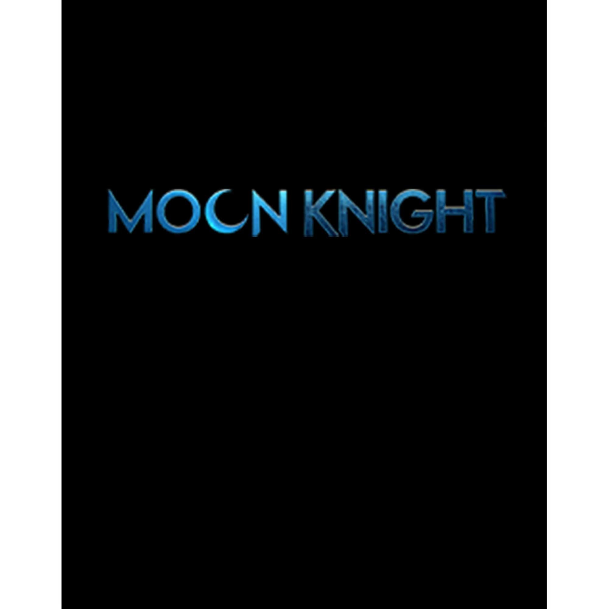 Moon Knight Text Büyük Sırt Patch Yama