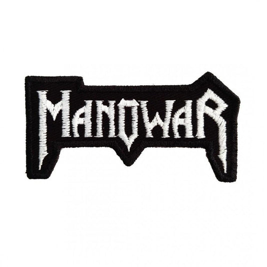 Manowar Beyaz Yazı Patch Yama - Zepplingiyim