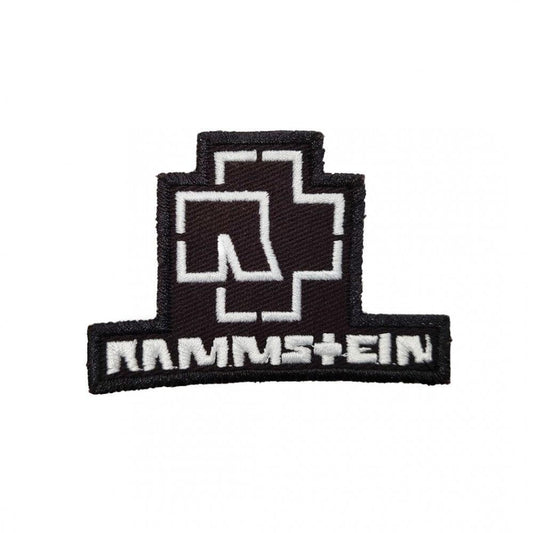 Rammstein Logo Beyaz Patch Yama - Zepplingiyim