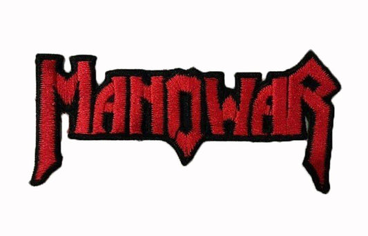 Manowar Kırmızı Yazı Patch Yama - Zepplingiyim