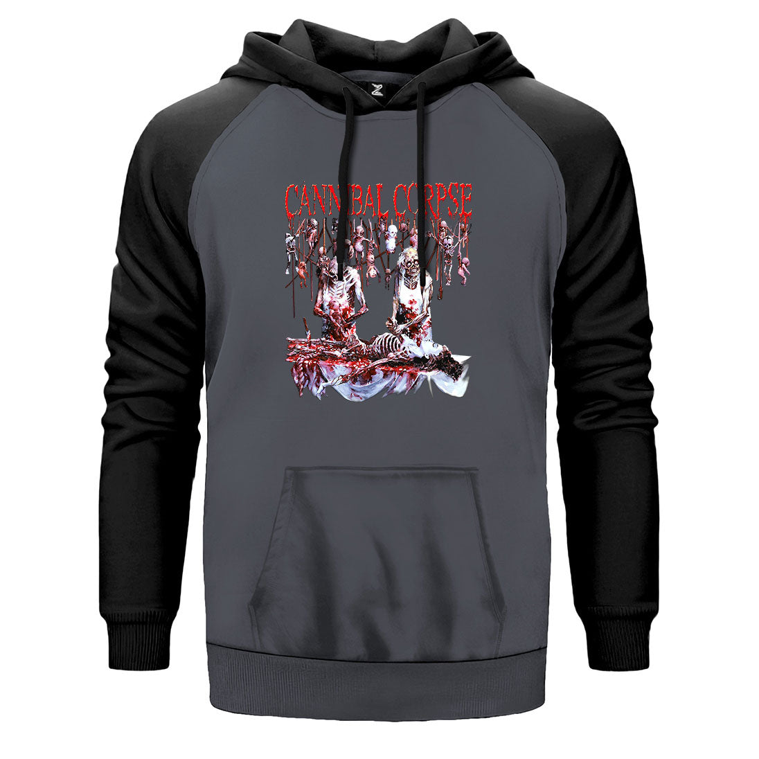 Cannibal Corpse Essential Çift Renk Reglan Kol Sweatshirt