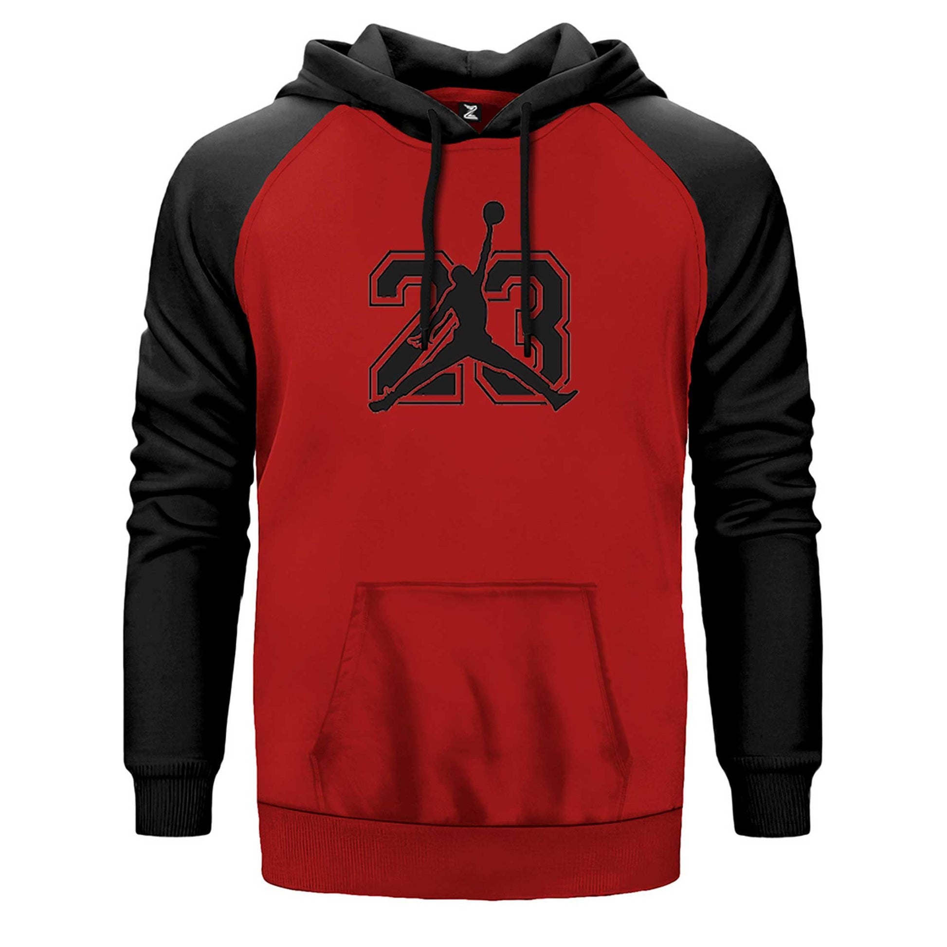 Jordan Black 23 Çift Renk Reglan Kol Sweatshirt - Zepplingiyim